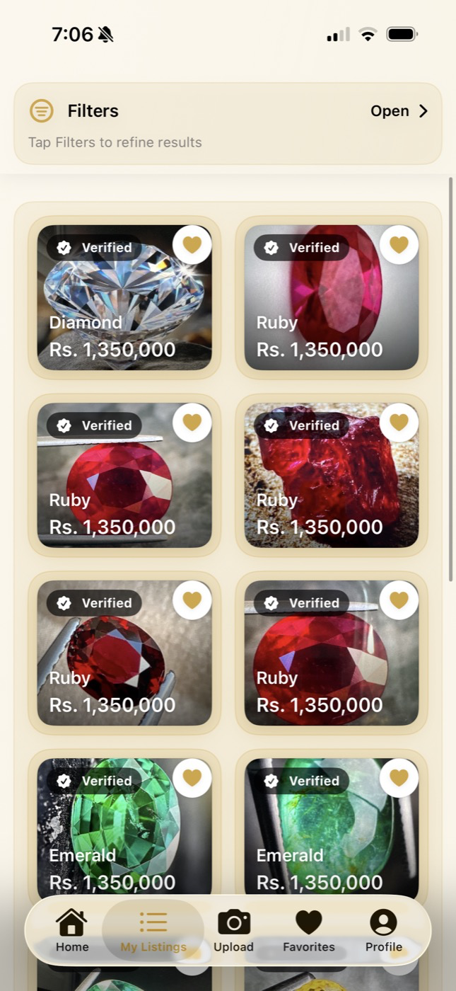 RESGEMS seller inventory